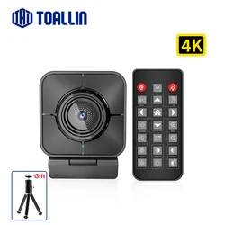 TOALLIN 4K Webcam 1080P HD mini Camera PC Webcam with Microphone Auto Focus usb Camera for Live Streraming & Video Conferencing