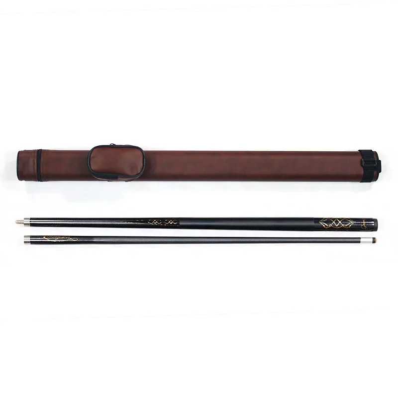 2023 New Arrival billiard accessary kit 1/2 pool Carbon Fiber Cue+Cue Brown bag In Random Assort Cue