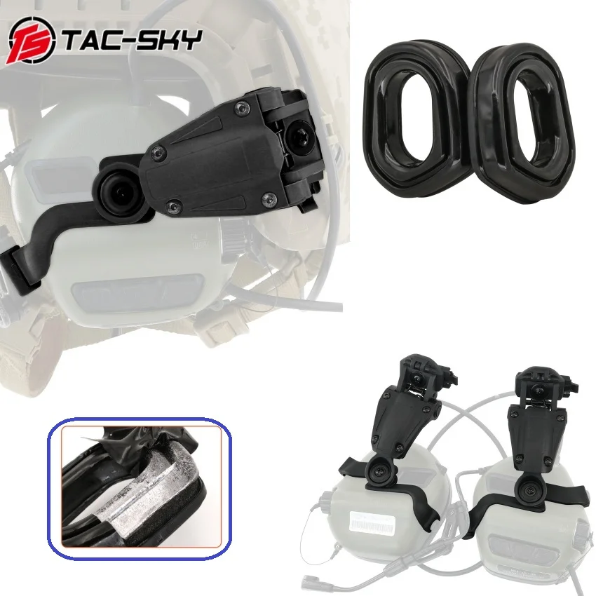 Compatible with OPSMEN EARMOR M32 / M32H Shooting Headset with ARC Rail Adapter and Gel Ear Pads Noise-Canceling Earmuffs