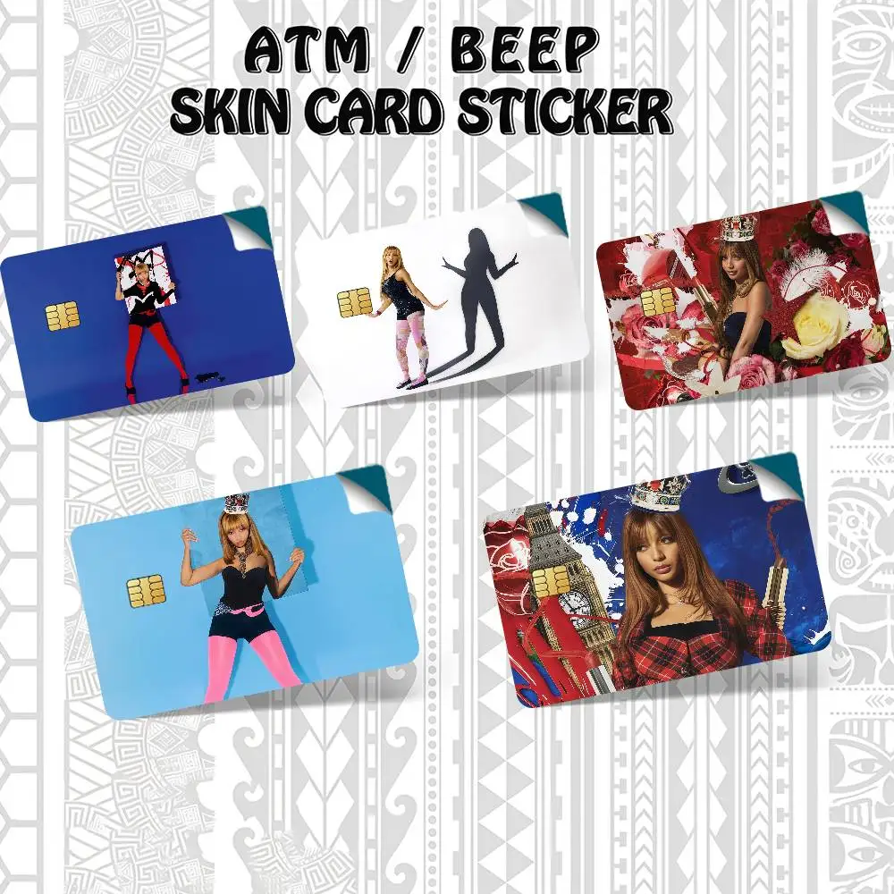 ملصقات بطاقات الائتمان المصنوعة من Singer PinkPantheress Fancy Some More من ملصقات تمرير الحافلة وديكور رائع مقاوم للماء مكون من 4 قطع #1