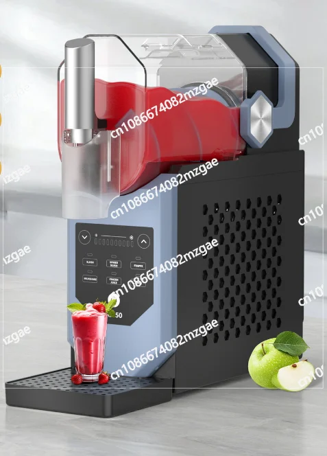 

Автоматическая машина для приготовления мороженого и слякоти (2 л), из нержавеющей стали, новая модель с быстрой заморозкой для коммерческого и домашнего использования, электрическая