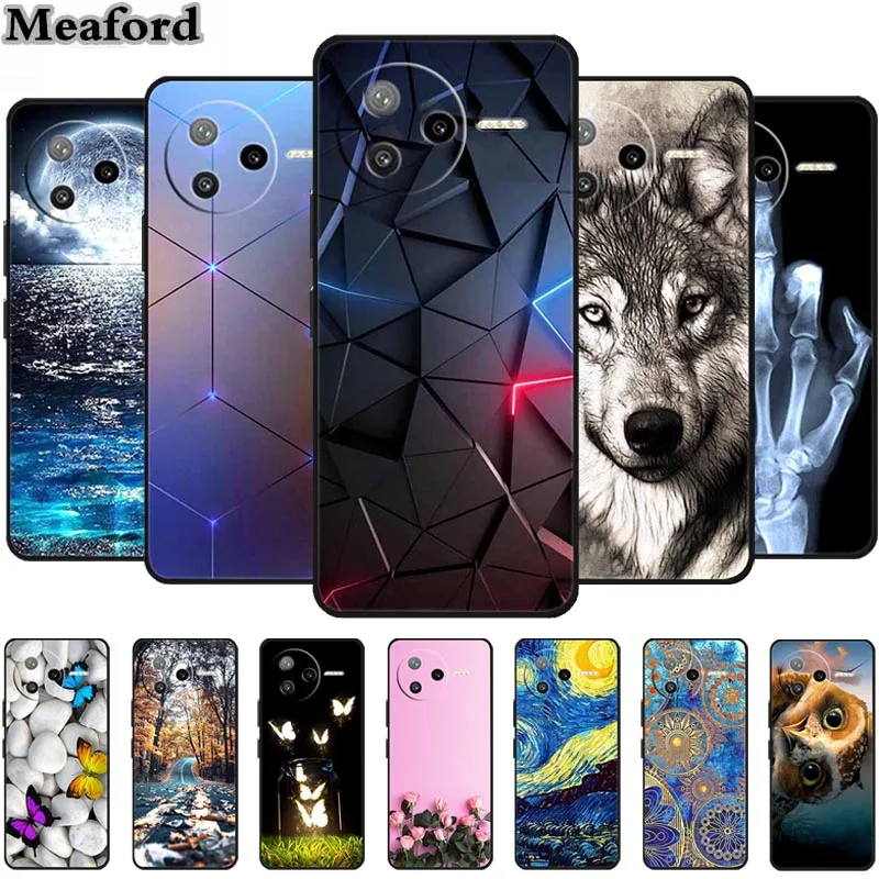 

For Xiaomi Redmi K80 Pro Case Animals Soft Silicone TPU Phone Cases Back Cover for RedmiK80 5G Wolf Shockproof Protective Fundas