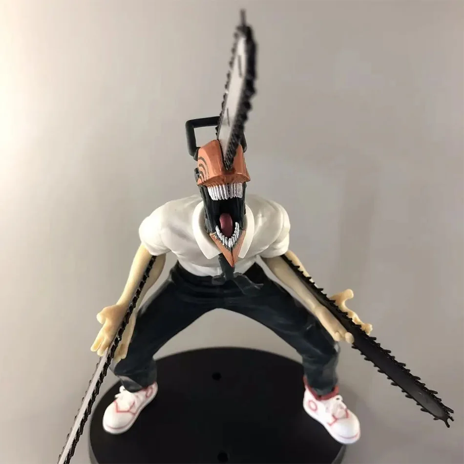 Hot 18cm Chainsaw Man Anime Figure Power Denji Action Figure PVC Chainsaw Man Power Figurine PVC Adult Collection Model Doll Toy