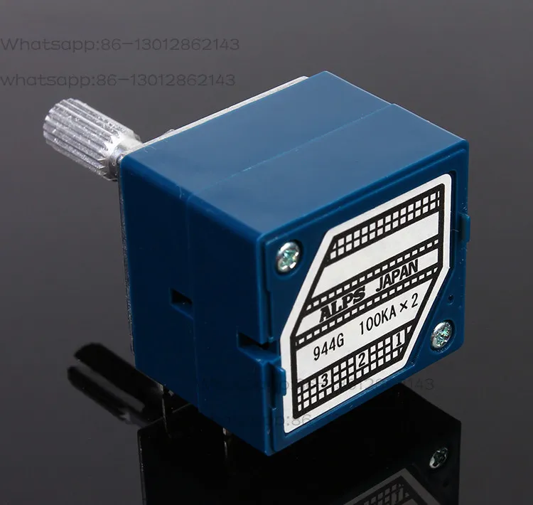 ALPS 27 type 8-pin dual volume potentiometer 50KA 100KA with tap and equal sound, shaft length 25MM