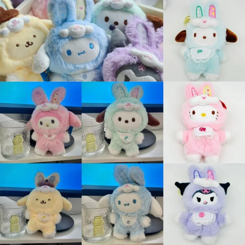 

Sanrio Hello Kitty Melody Наслаждайтесь распаковкой Слепая коробка Модная игра Милая случайная кукла Тайная коробка Подвеска Кукла Подарки на день рождения для девочек