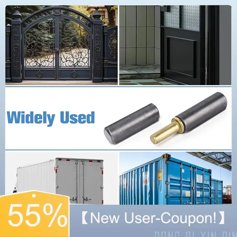 

【Fast Delivery】Detachable Barrel Door Hinges, 20 Pack Carbon Steel Weld On Barrel Hinges For Swing Door, Weldable Barrel Gate Hi