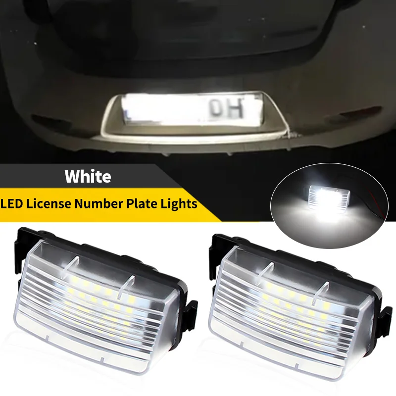 

2 шт. Canbus безошибочная светодиодная лампа заднего номерного знака для Nissan Versa Hatchback Grand Livina Pulsar GT-R Leaf Infiniti G35/G37