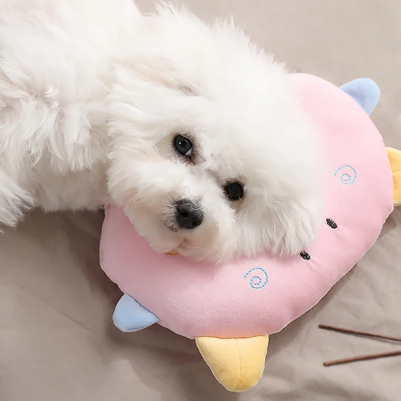 Cute Pet Pillow Bed For Lovely Shape Plush Large Dog Pillow Mat High Elastic Cat Sleeping Pillows