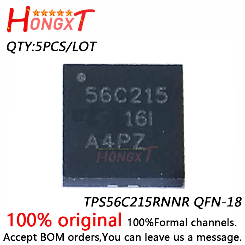 5PCS 100% NEW TPS56C215RNNR QFN-18.