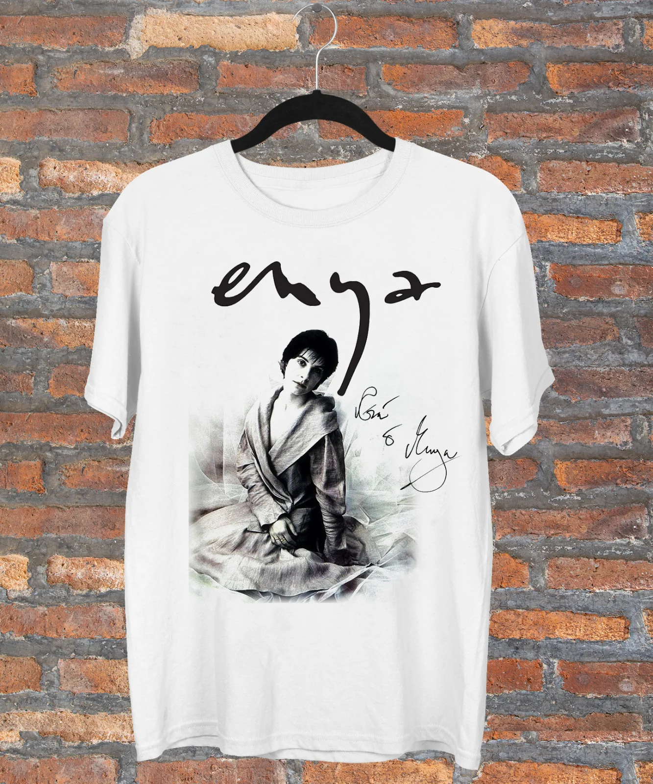 New Popular Enya Singer Gift For Fan White S-2345XL T-Shirt TMB1213