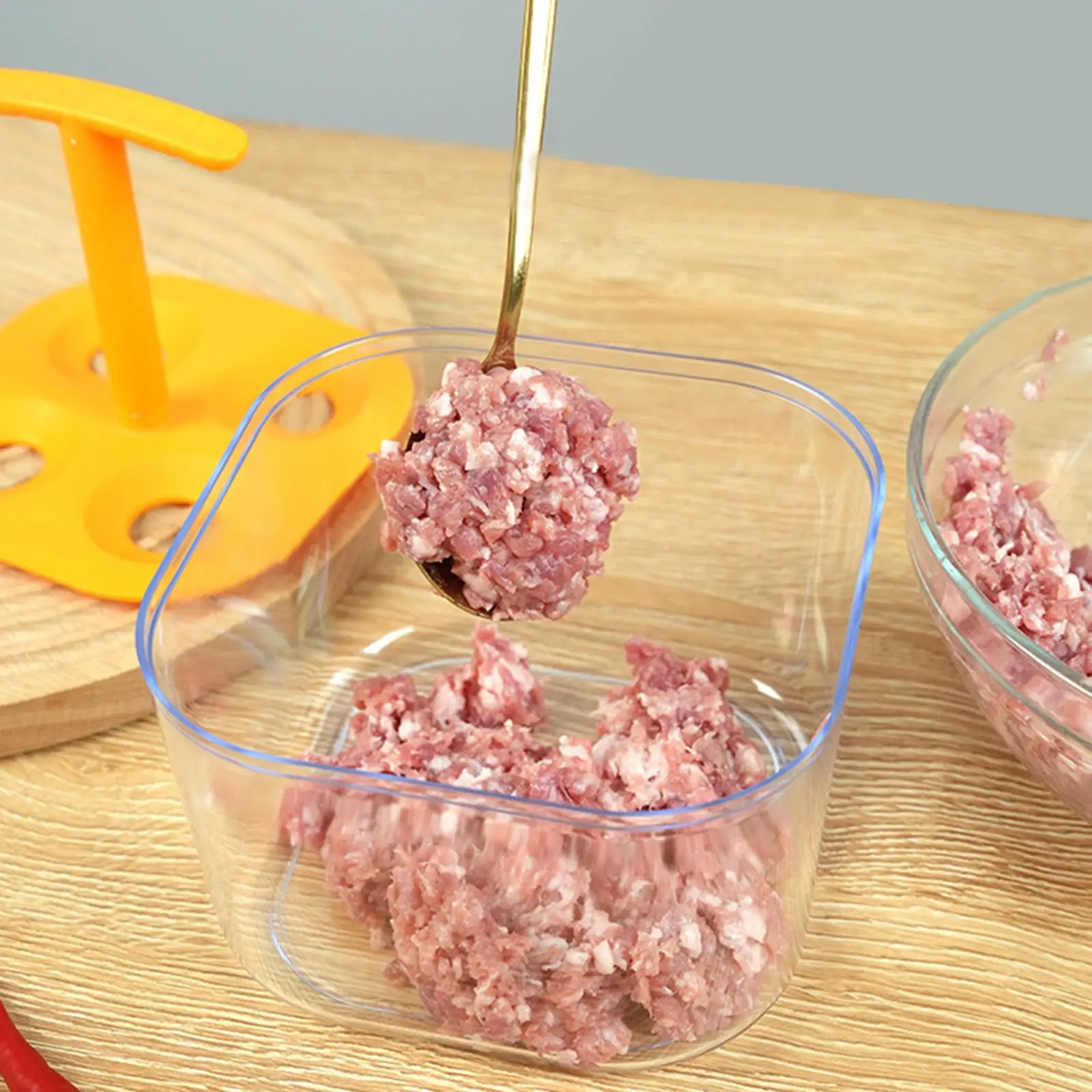 Meatball Maker Tool Transparent Meatball Maker,Meat Making Balls,Kitchen Meatball Maker Machine for Round Pastries Sorbet