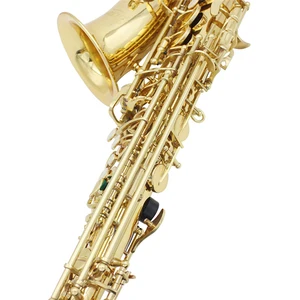 Slade-Eb High Saxophone with bracelet and gloves, carved bronze body, gold and silver, flat tone and 8 Main Saxophone Saxophone - №5