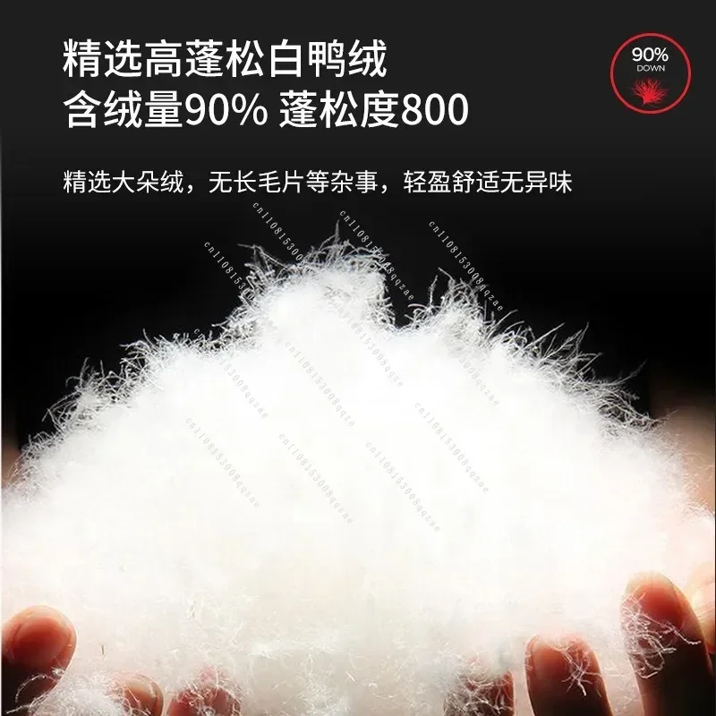 Winter Thickened Warm Down Sleeping Bag for Adults, 90% Duck Down, Cold Proof Outdoor Camping Hiking Backpacking Bag view 5