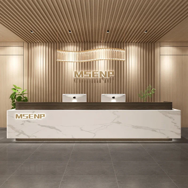 

Modern Luxury Cash Reception Desk Stand Podium Lectern Reception Desk Office Restaurant Bancone Reception Hotel Accessories