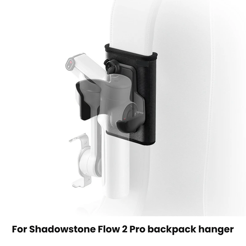 ELECT-Backpack Mount For Insta360 Flow 2 Pro Gimbal Non-Slip Strap Clip Clamp Portable Quick Release Quick Attach