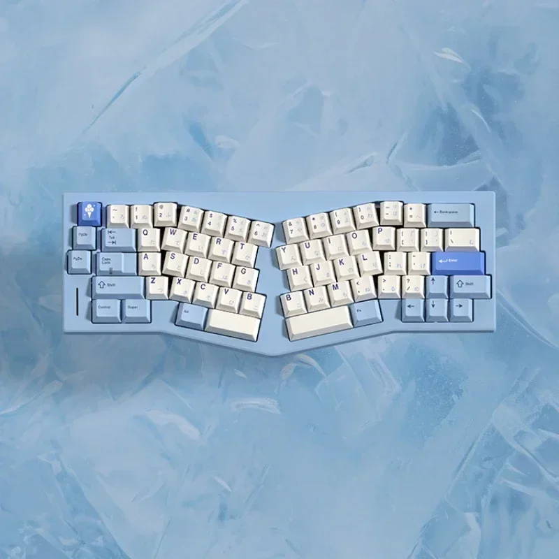 Crush80-Ensemble de capuchons de clavier à sublimation thermique, capuchons de touches personnalisés, aucun profil, accessoires de clavier mécanique, coréen