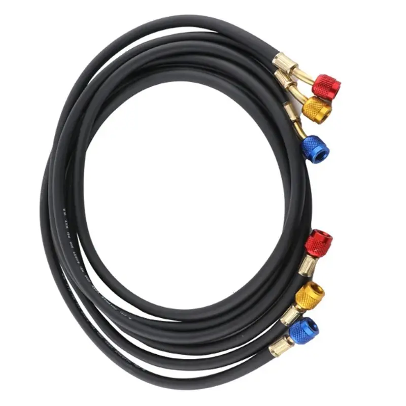 A84G-Refrigerant Air Conditioning Hose 4.92 Feet For HVAC Manifold For R134A R410A R22 R502 Systems