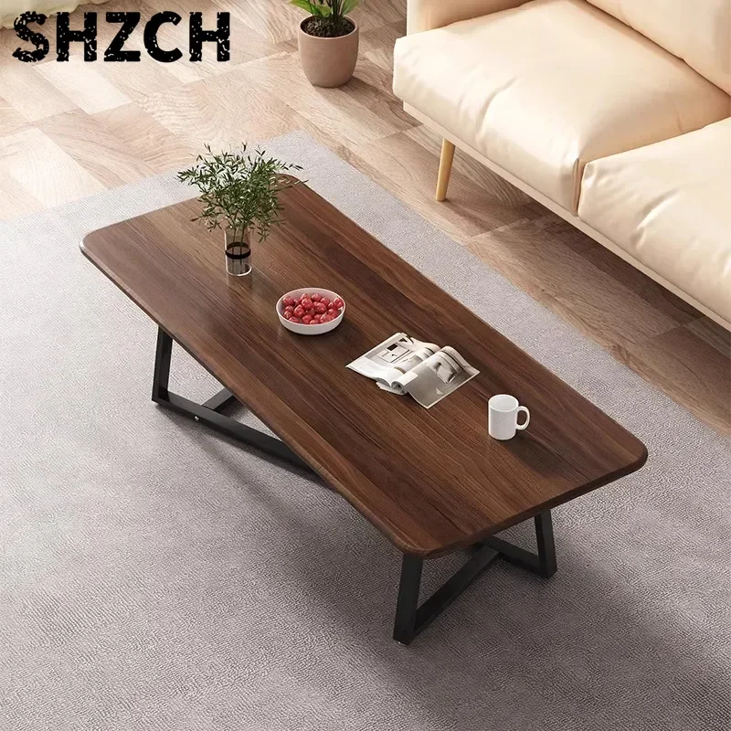 Custom Square Coffee Table Modern Light Luxury Simple Living Room Small Table Home Office Leisure Coffee Table