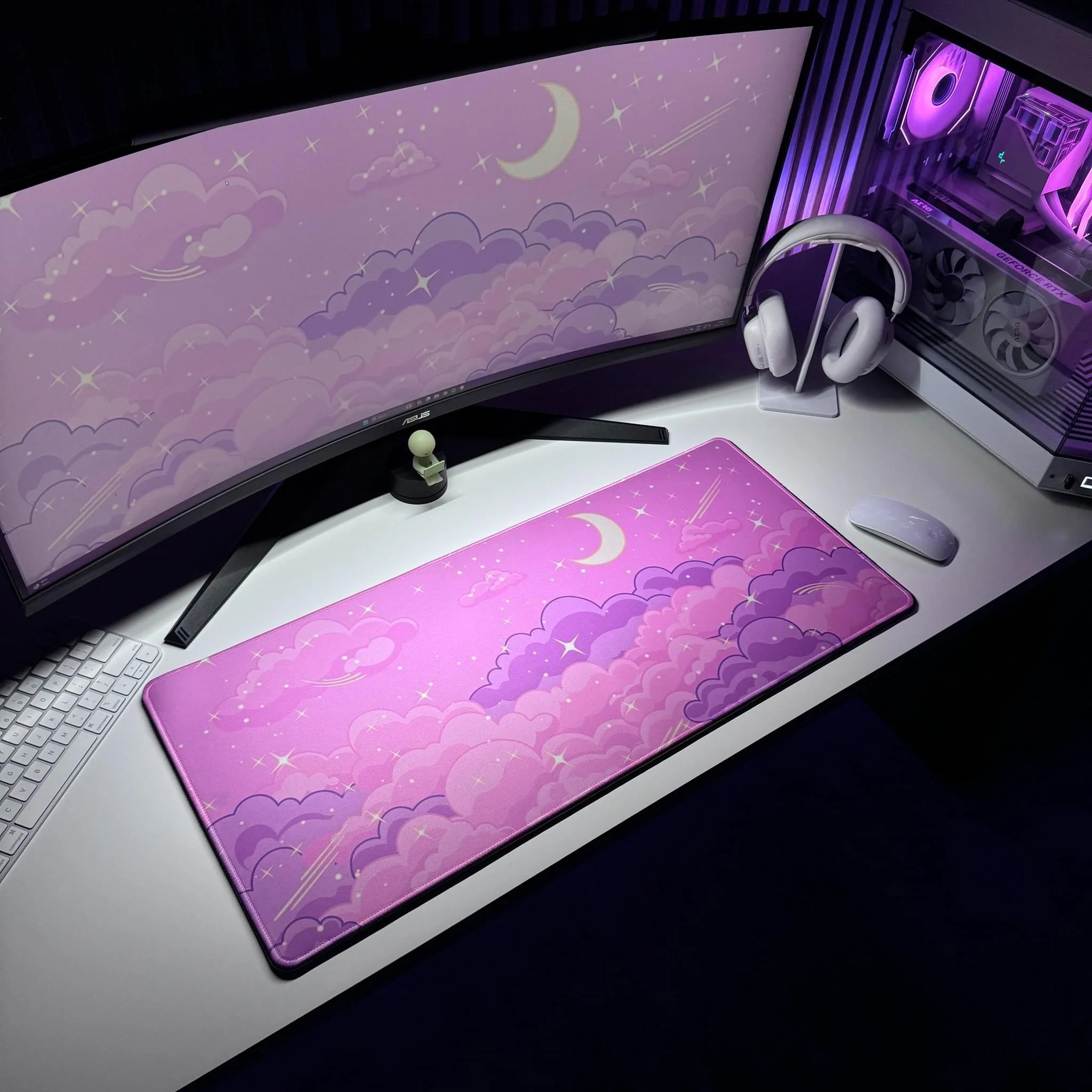 

Kawaii Pink Mouse Pad Color Laptop Office Desk Mat Gaming Carpet Mousepad Cute Gamer Carpet Pc Gamer Pink Computer Mouse Mats