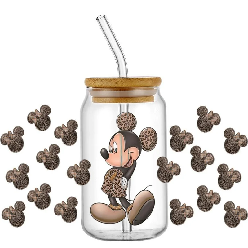 Custom Cartoon UV DTF Sticker Waterproof Decal For 16oz Tumbler Cup Wrap DIY