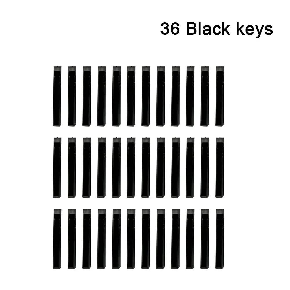 52/36/88 Piano Keytops  White Black Keys Piano Keytops Kit Replacement Tuning Repair Tool For Replacing Keytops Accessories