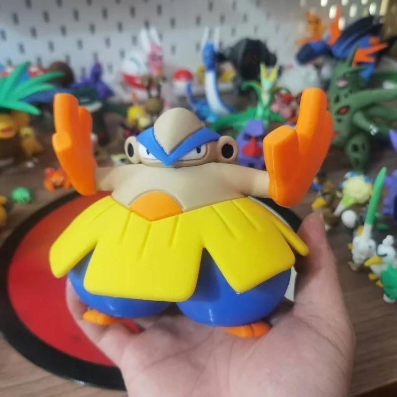 Pokemon Makuhita Hariyama 1:20 3d Stampato Action Figure Da Collezione Personaggio Anime Scrivania Decorazione Regalo Fai Da Te Modello Proporzionale Giocattolo