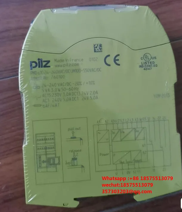 

For German Pilz 760100 PMD s10 24-240VAC/DC Monitoring Rela New 1 Piece