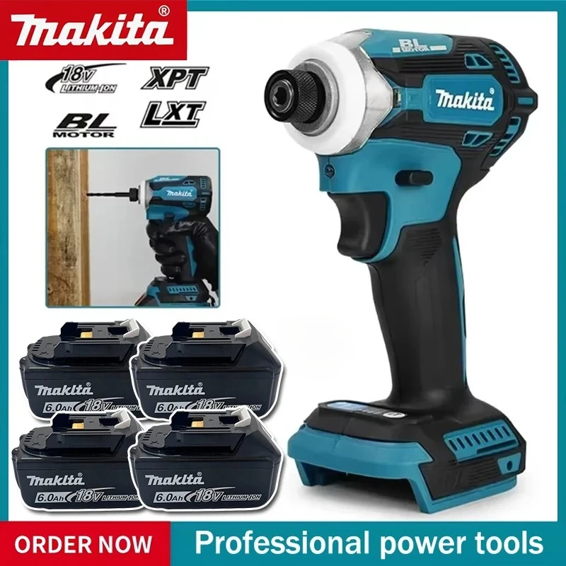 

Ударный шуруповерт Makita DTD171, аккумуляторный, бесщеточный, электрический, перезаряжаемый, дрель-шуруповерт