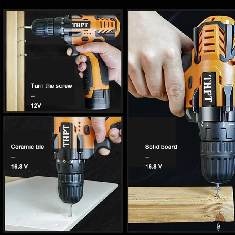 Kit combiné de perceuse à herramientas sans fil, ensemble de matériel électrique, autre clé à main, boîte à outils, ensembles d'outils