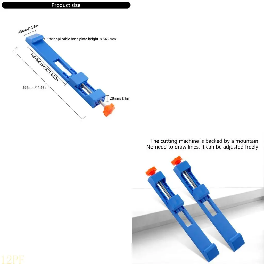 

12PF Многоцелевая регулируемая система направляющих станка для резки, подходящая для беспыльных инструментов и устройств для