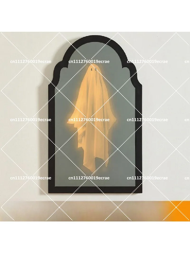 Halloween Hologram Ghost Mirror Spooky Home Decor Haunted House Prop