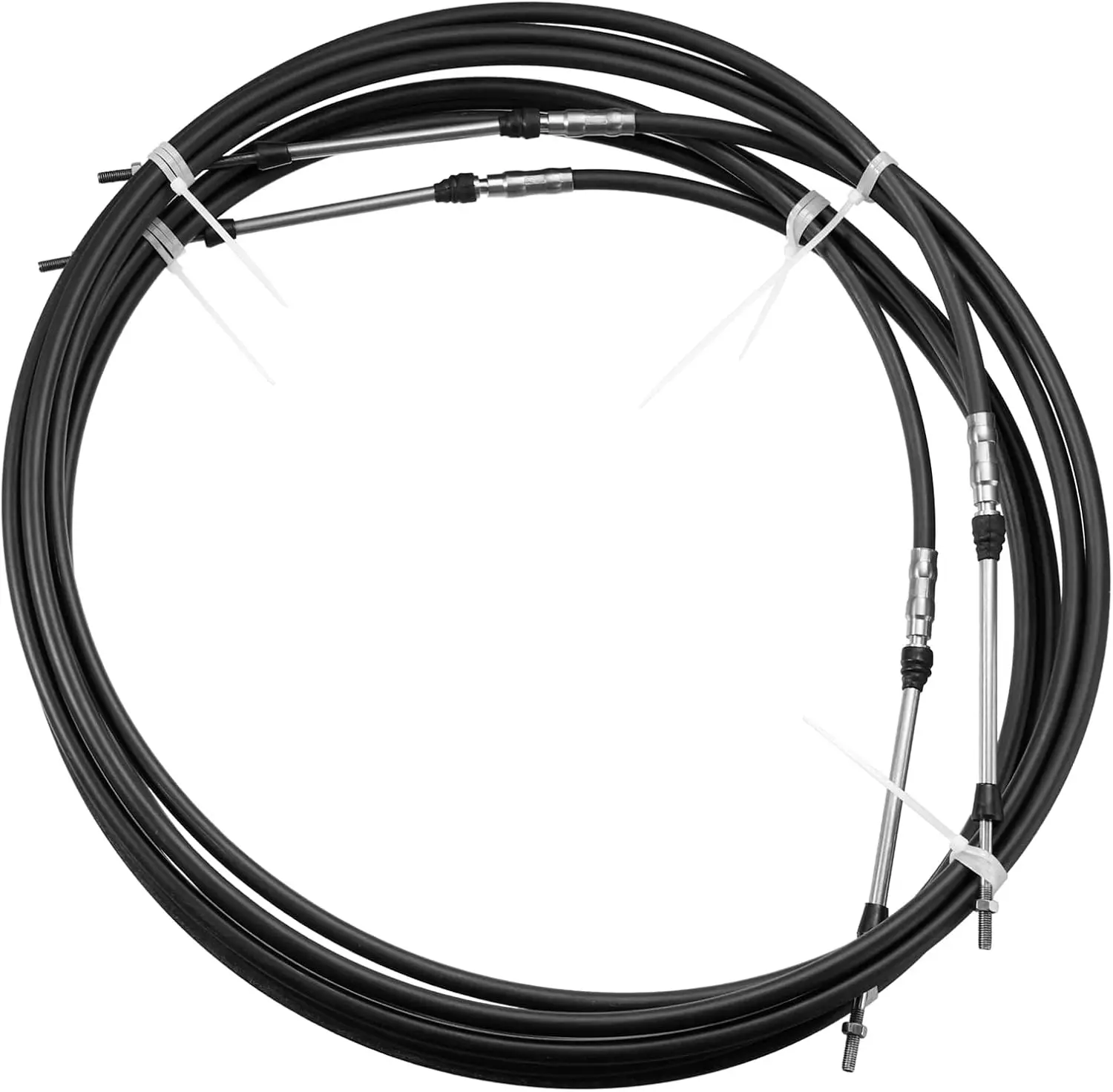 

2pcs 13ft 4 Meter 157 Inch Marine Type 3300 / 33C Throttle Shift Remote Control Box Cable for Yamaha Outboard Engine Boat Motor