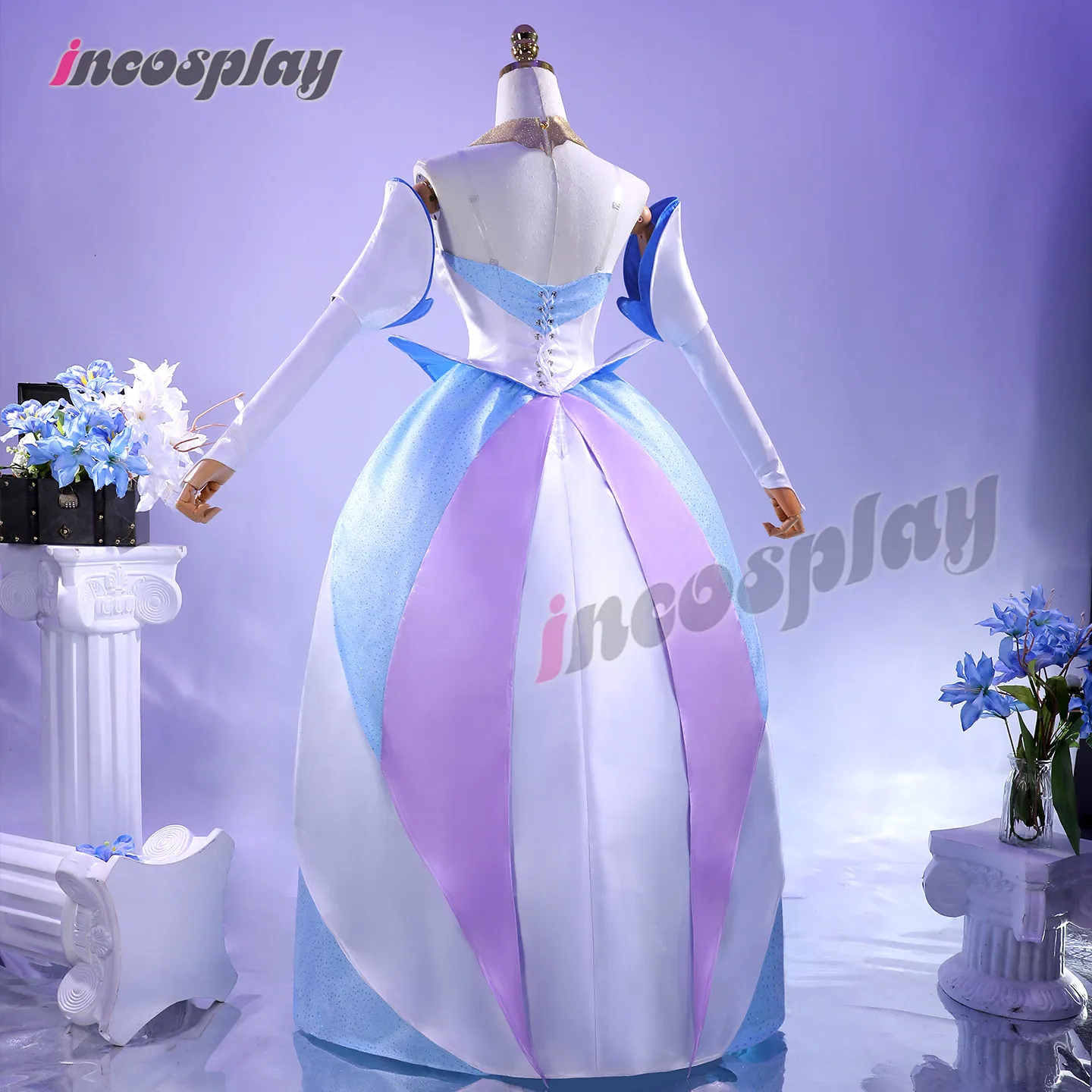Guinevere Cosplay Costume Wig Anime Women Evening Dress Guinevere Knights Cosplay Halloween Plus Size view 2