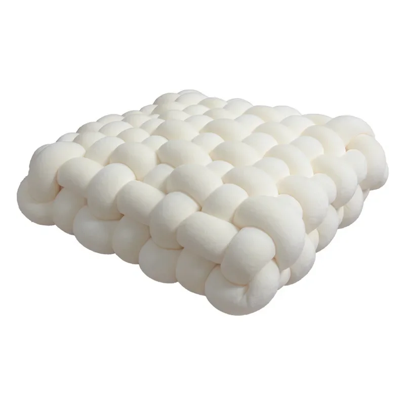 

Square handmade twist chair Nordic seat cushion lazy ground tatami bay window backrest soft fart cushion