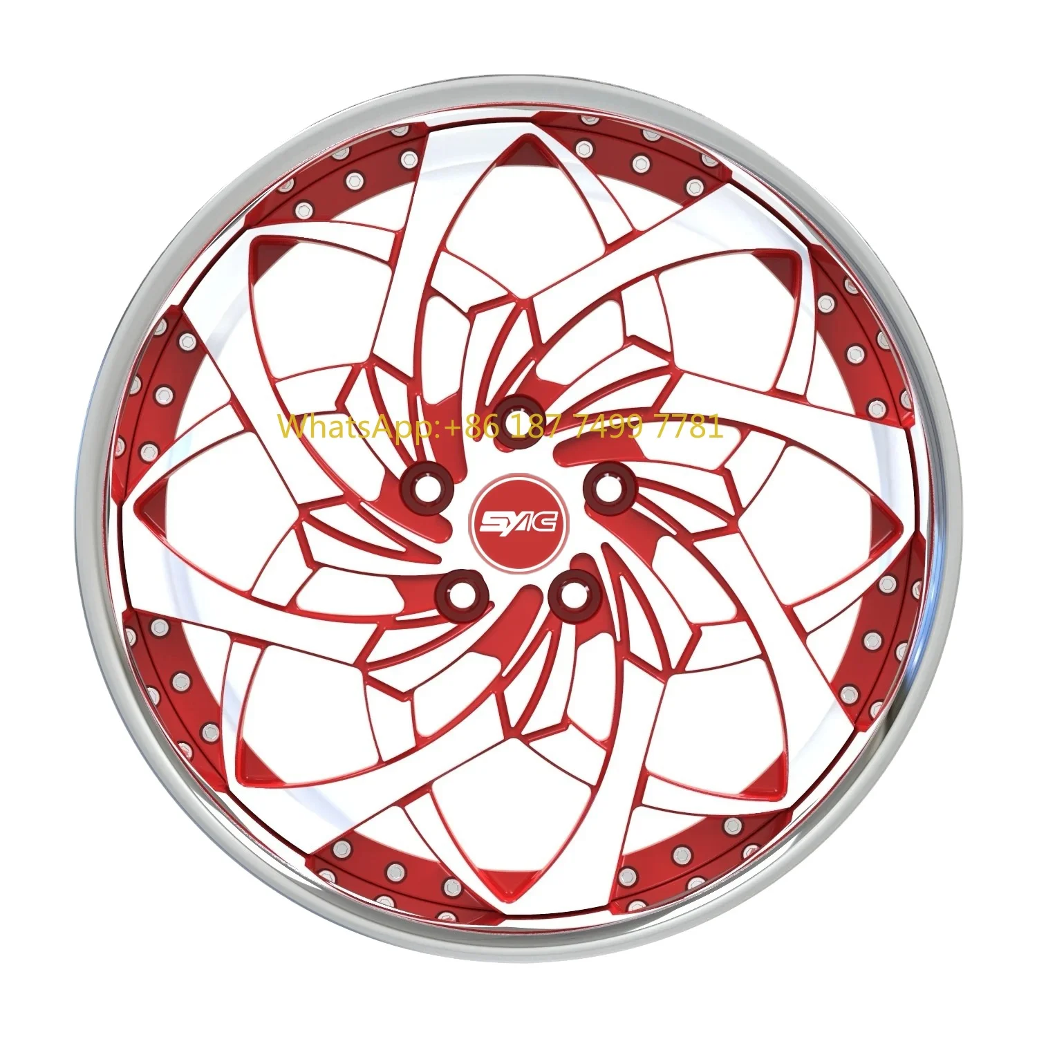 

SYAC Custom 2PCS Flower 。 Design 18-22 Inch Forged Aluminum Alloy Car Wheel for Luxury Car