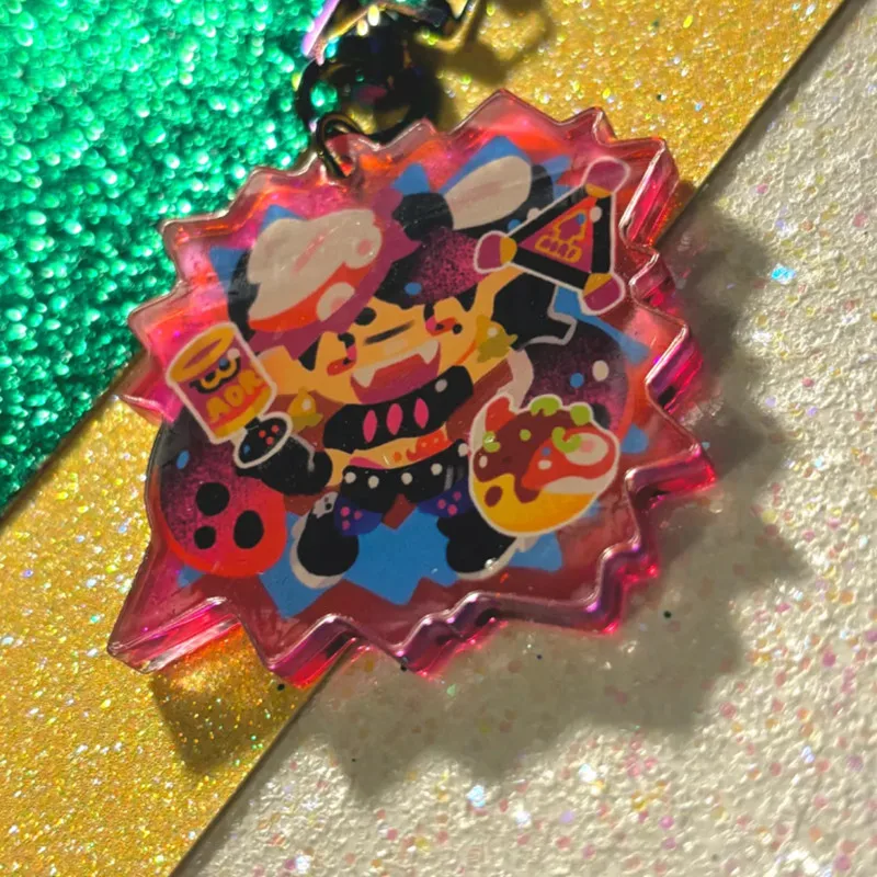 Llavero Acrílico de Splatoon 2 - Callie con Hypnoshades, Diseño Rush Blush, Mercancía para Fans, Regalo Perfecto para Gamers