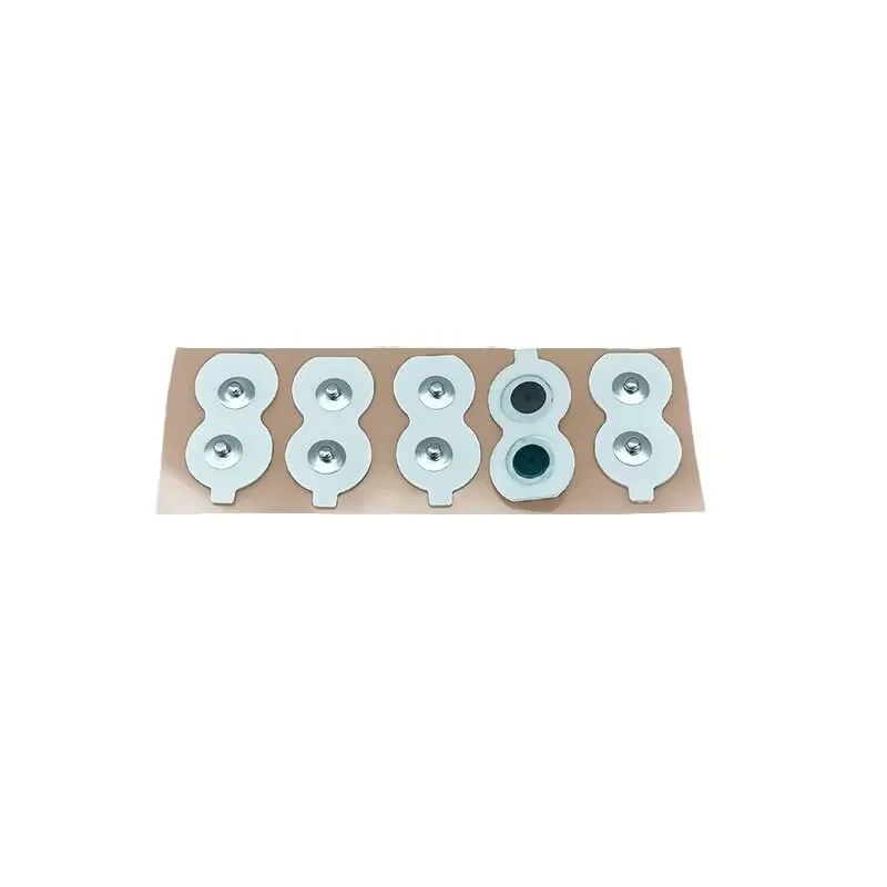 50p Bipolar Electrode Experimental Electrode Sheet 44*22mm EMG Signal Acquisition Double Button Electromyography Electrode Sheet