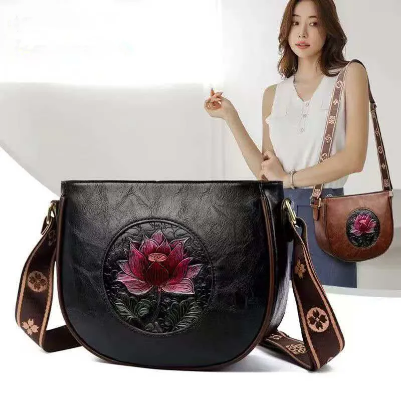 

Модная повседневная женская сумка в стиле ретро и простой дизайн с высококачественной сумкой через плечо на одно плечо