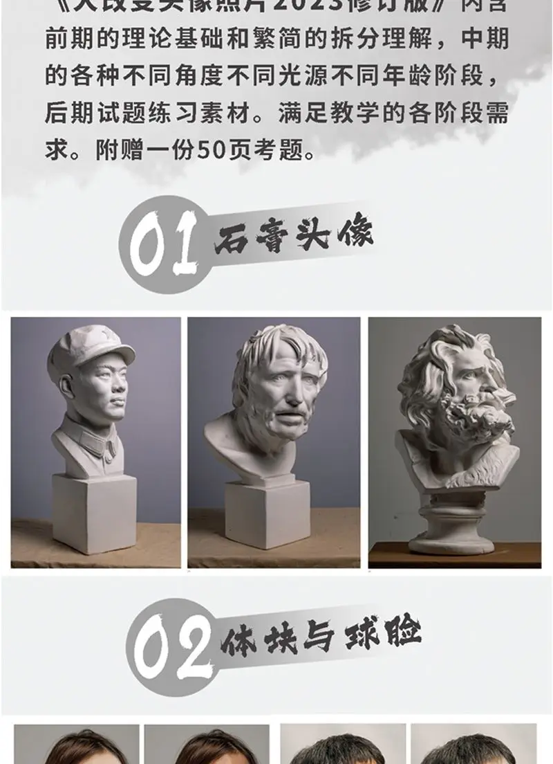 The pictures of the character avatars are in the fifth version, showing sketches from different angles.