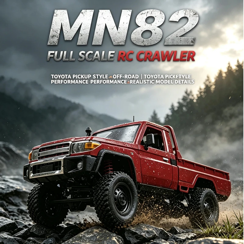 Mn Model Mn82 1 12 Scale Rc Car Toyota Licensed Land Cruiser Lc79 Full Proportion Off Road Climbing Crawler Pickup Truck
