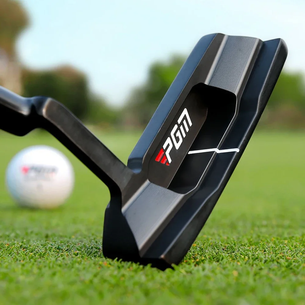 Mazze da golf PGM Low Center of Gravity, putter da uomo e da donna con mazza da golf con linea di avvistamento, asta da allenamento per golf ultraleggera