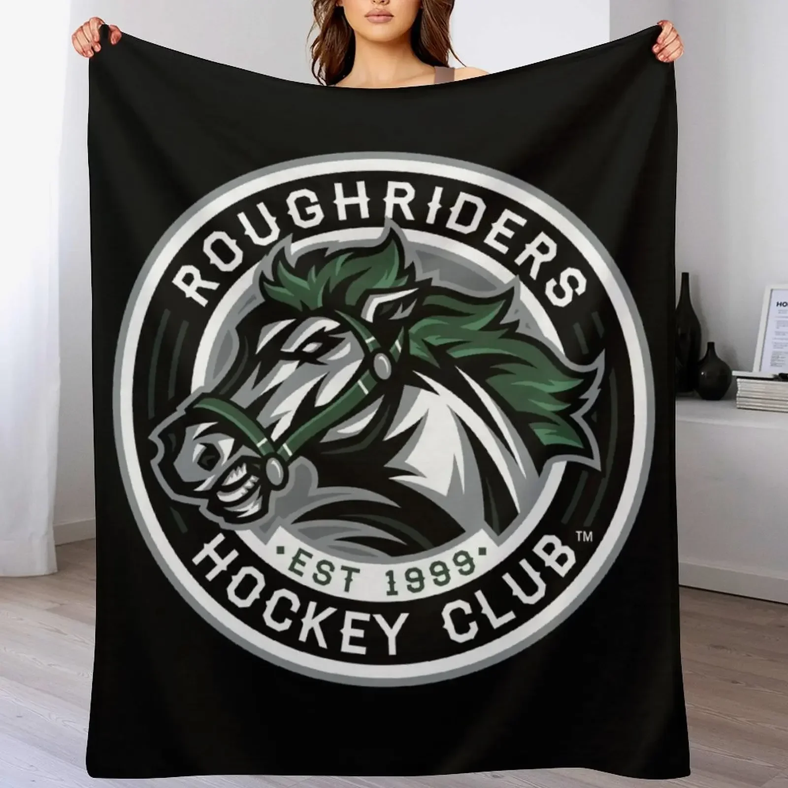 RoughRiders Throw Blanket Flannel Fabric warm winter Blankets