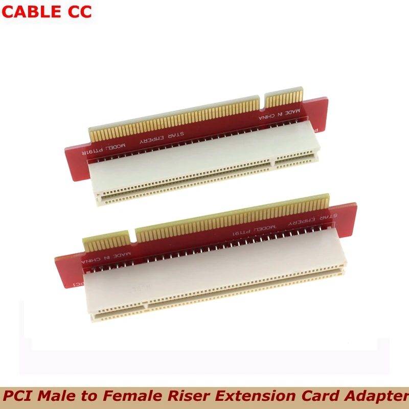 PCI Reverse Card Forward Card 1U Chassis PCI Horizontal Adapter PT191 1U 90 Degree 32-bit PCI Riser Card Rack Installation Gold