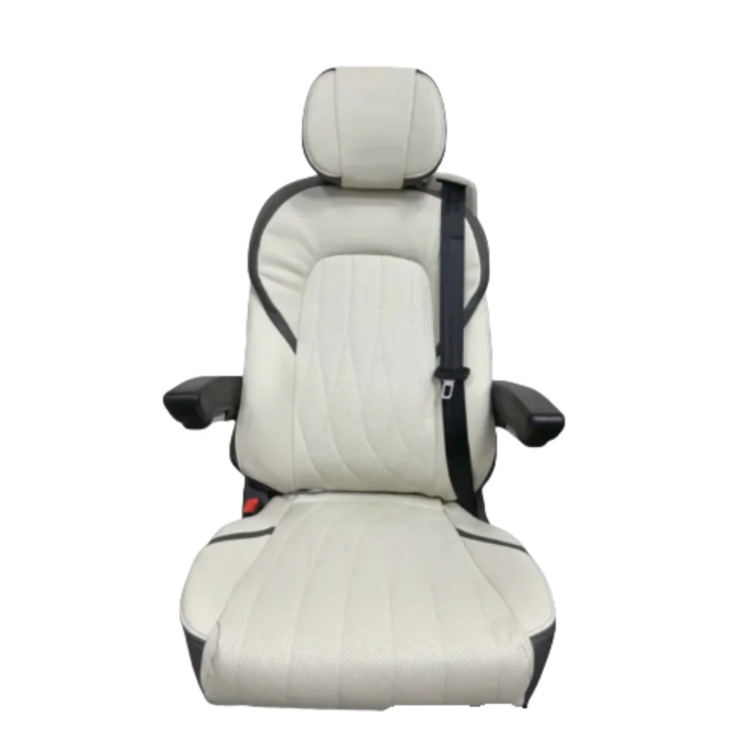 Customize Right Hand Type RV Driver Seat Van Seating With Armrests And Ventilation Camper Codriver Seating Electronic Rv Seats
