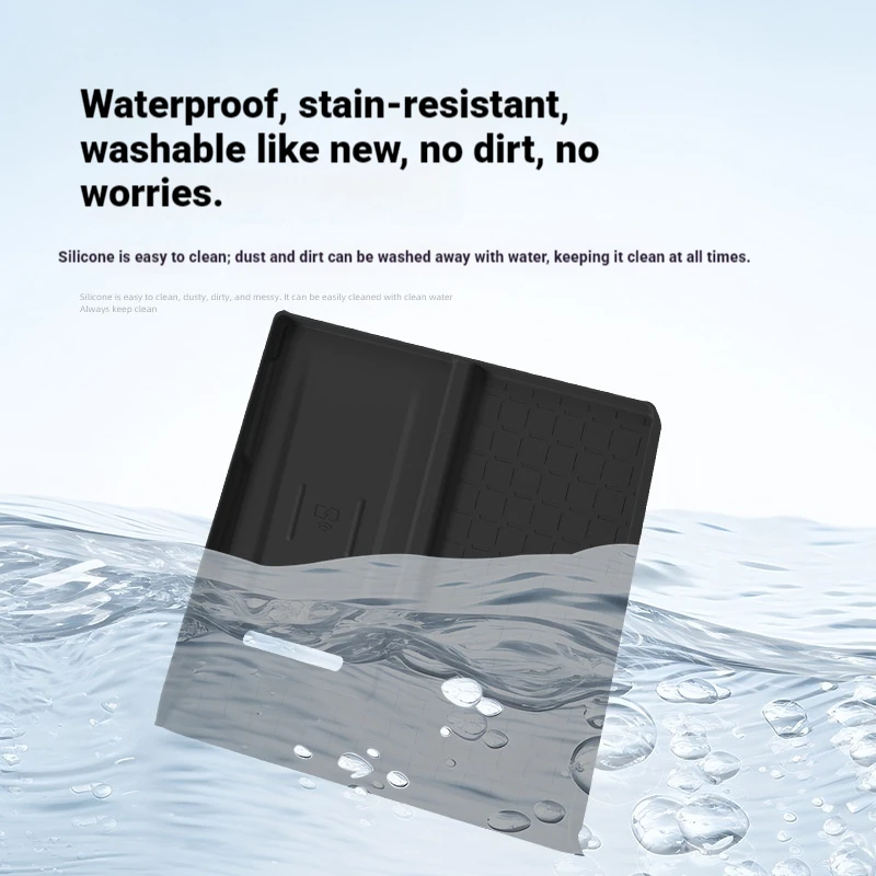 It is suitable for 26 models of Veranda/Rongfang RAV4 wireless rechargeable silicone mat car anti-slip dust mat interior supplie