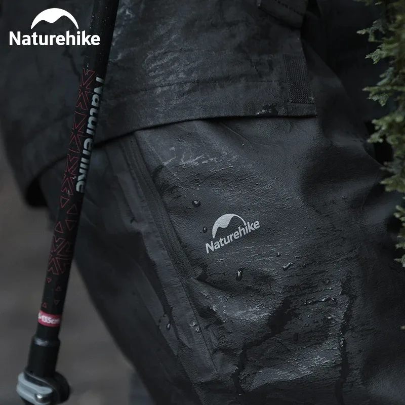 Naturehike  Rainproof Pant Outdoor Portable Hiking Travel Waterproof Breathable Fishing Pants Men Women Windproof Sport Pants