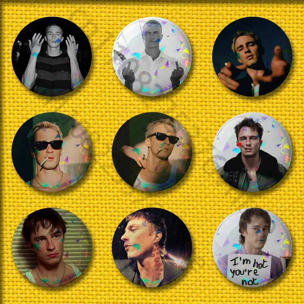 

Badge 75mm 25mm 44mm 32mm 58mm For Round Pin Brooch Souvenir Clothes Actor D-Drew Starkey Cosplay Gift Accessories