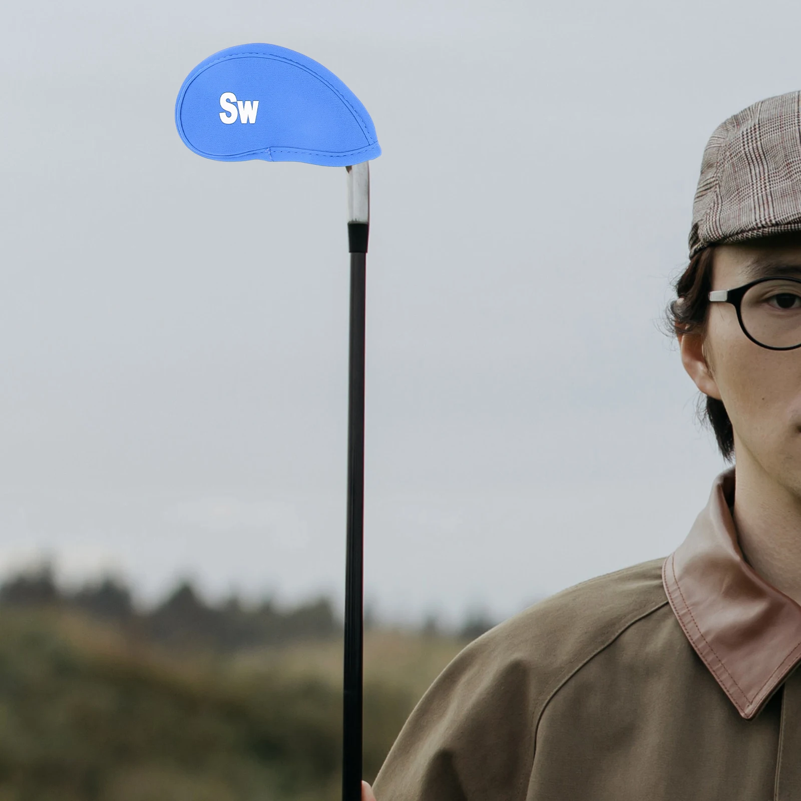 

10 Pcs Club Head Golfing Club Head Covers Covers Portable Lightweight Protection Golfs Supplies Red Color Fits Iron Clubs