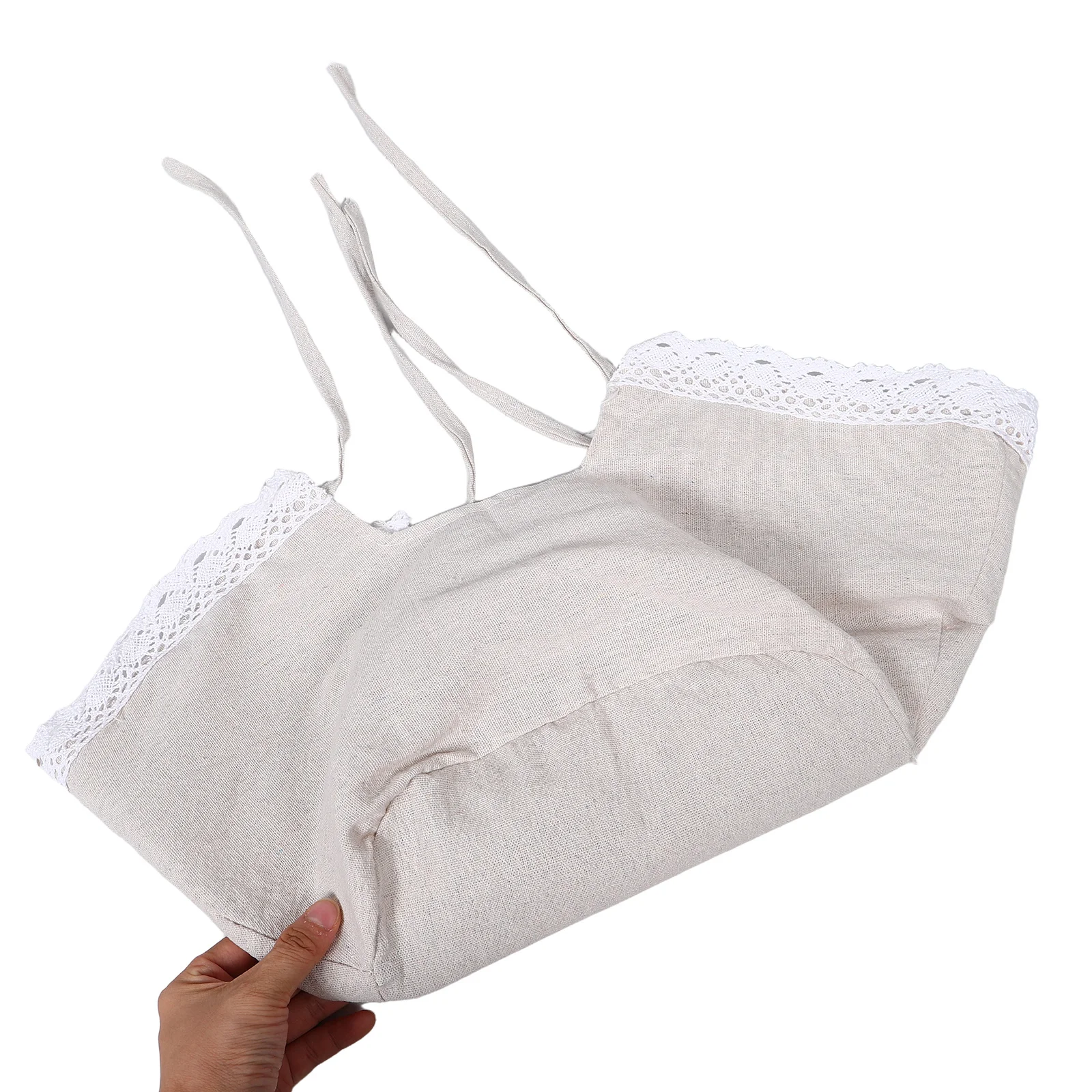 

2pcs Boho Liners For Wicker Baskets Farmhouse Liner Woven Basket Fabric Liner Cloth Liners For Baskets Picnic Basket