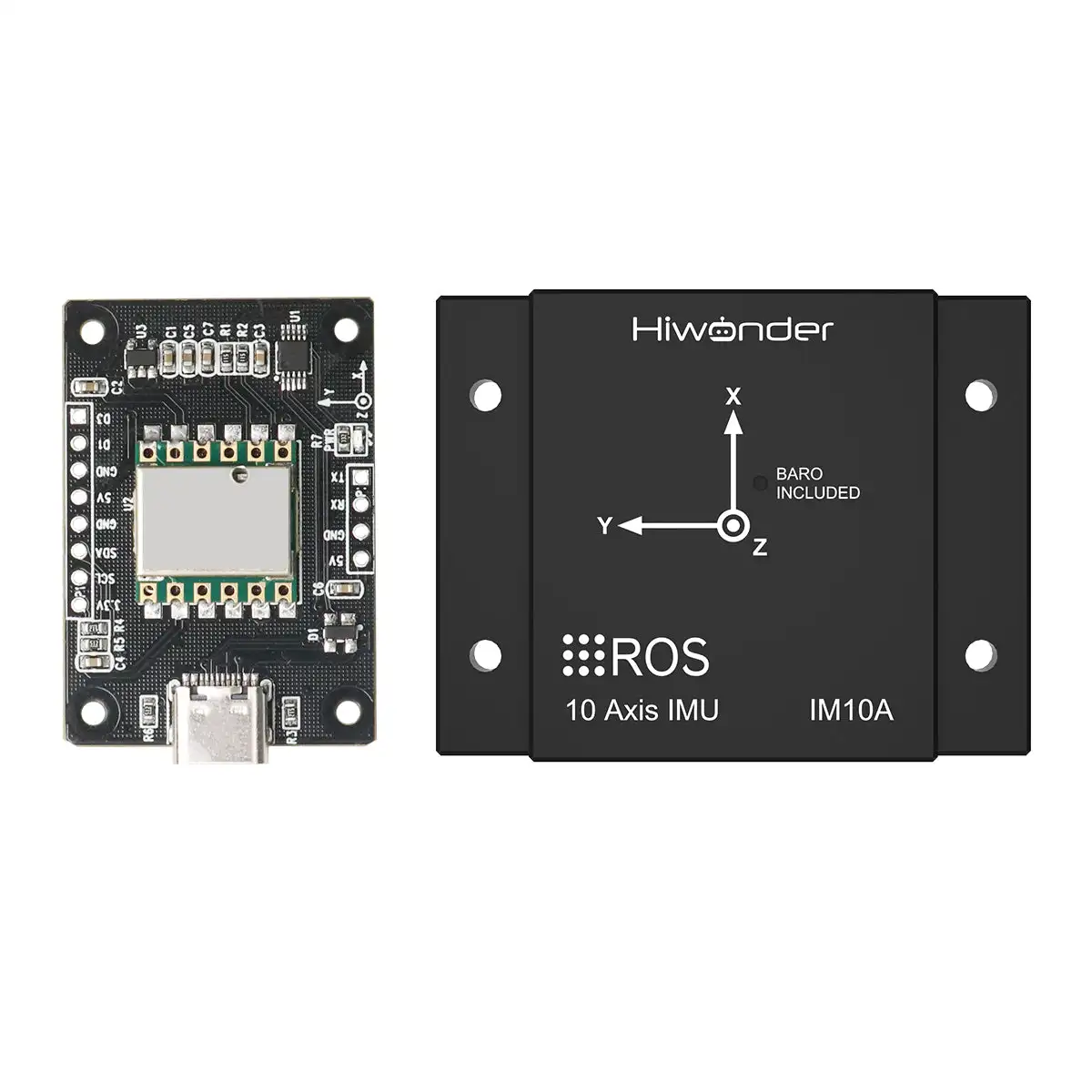 IMU Inertial Navigation Module ROS1 ROS2 Robot MEMS USB Magnetometer 10-axis ARHS Posture Sensor